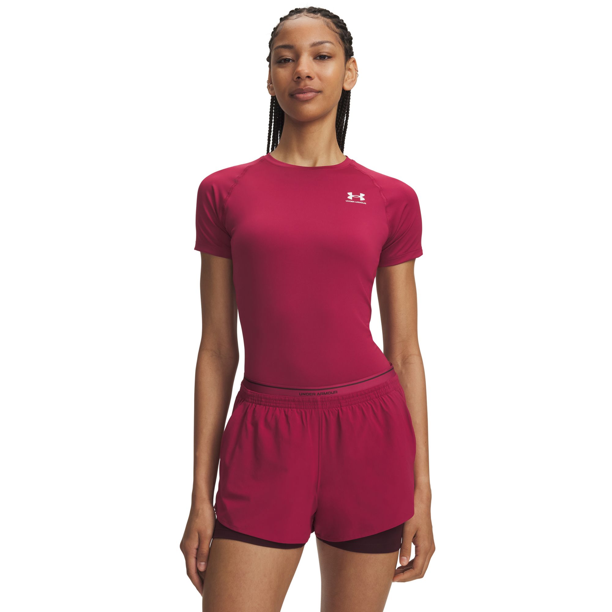 Claret/White