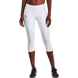 Under Armour Womens Black & White Athletic Capris Size Large Brand
