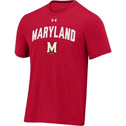 Under Armour Women's Maryland Terrapins Red Heather All Day T-Shirt