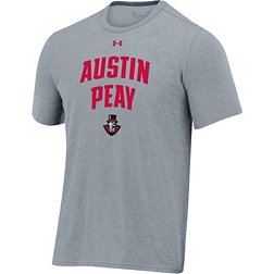 Under Armour Women's Austin Peay Governors Steel Heather All Day T-Shirt