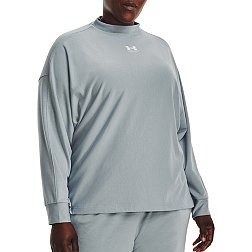 Under Armour Women's Rival Terry Oversized Plus Crewneck Sweatshirt