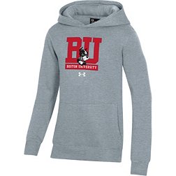 Under Armour Youth Boston Terriers Grey All Day Fleece Hoodie