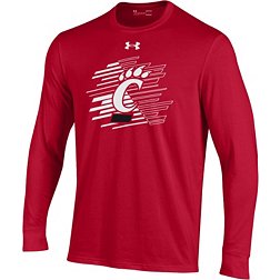 Under Armour Youth Cincinnati Bearcats Red Performance Cotton Longsleeve T-Shirt