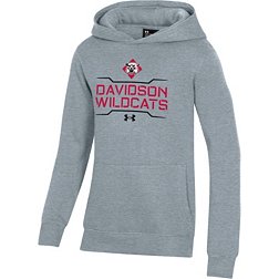 Under Armour Youth Davidson Wildcats Grey All Day Fleece Hoodie