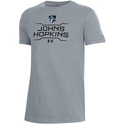 Under Armour Youth Johns Hopkins Blue Jays Grey Performance Cotton T-Shirt