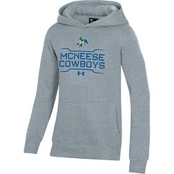 Under Armour Youth McNeese State Cowboys Grey All Day Fleece Hoodie