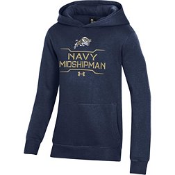 Under Armour Youth Navy Midshipmen Navy All Day Fleece Hoodie