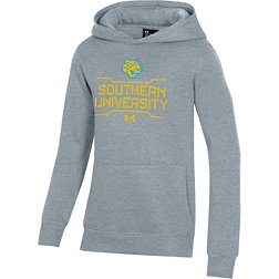 Under Armour Youth Southern University Jaguars Grey All Day Fleece Hoodie