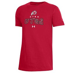 Under Armour Youth Utah Utes Red Performance Cotton T-Shirt