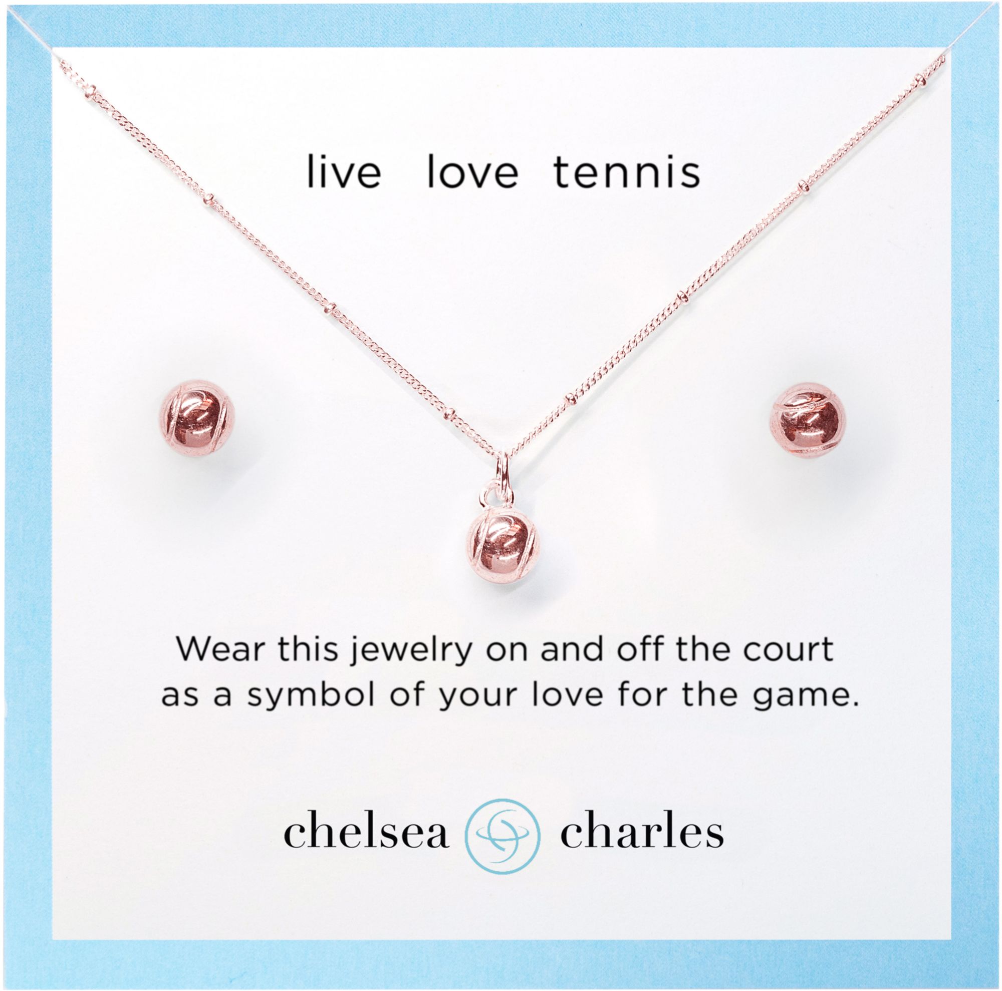 Chelsea Charles Racquet Jewelry 