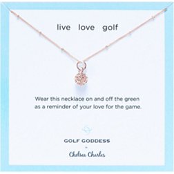 Chelsea Charles Golf Ball Charm Necklace
