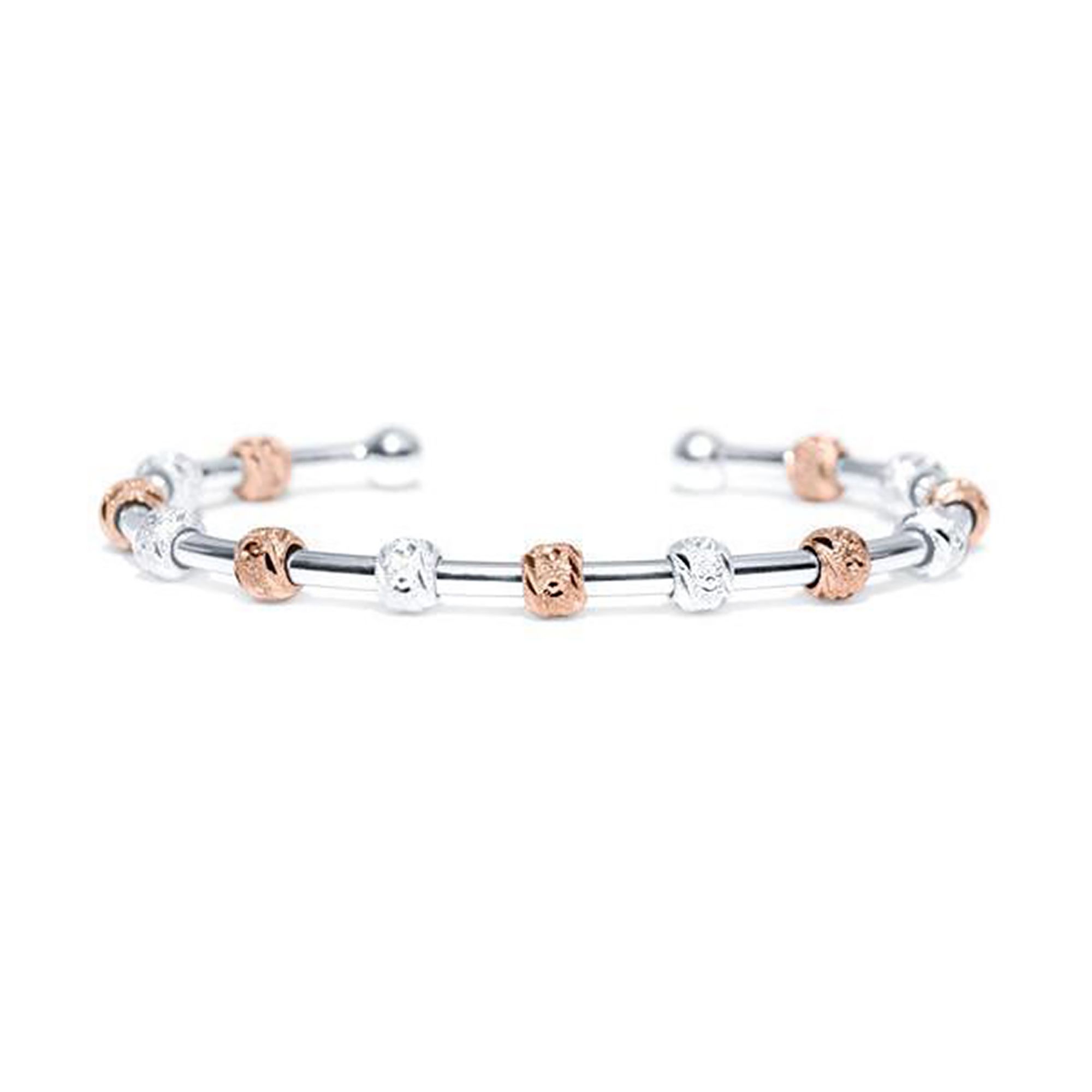 Silver/Rose Gold