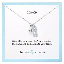 Chelsea Charles Tennis Coach Charm Necklace
