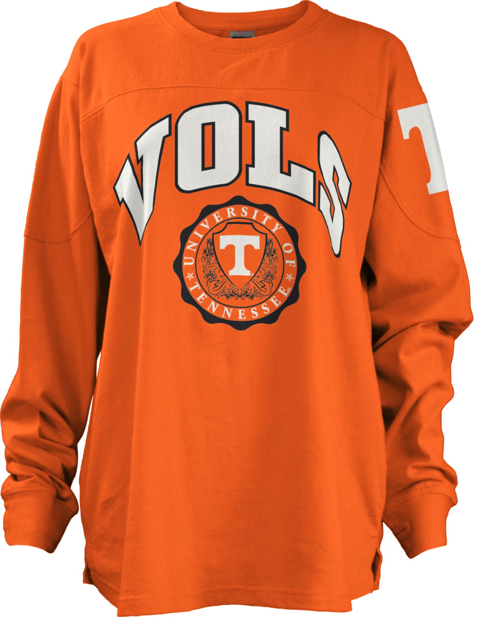 Pressbox Women's Tennessee Volunteers Orange Edith Oversized Longsleeve T-Shirt