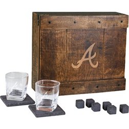 Picnic Time Atlanta Braves Whiskey Box Set