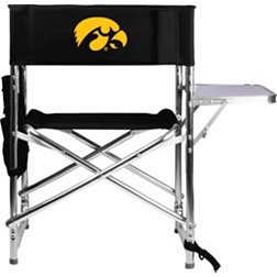 Picnic Time Iowa Hawkeyes Sports Chair with Side Table