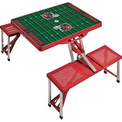 Picnic Time Tampa Bay Buccaneers Folding Picnic Table with Seats