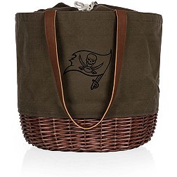 Picnic Time Tampa Bay Buccaneers Coronado Canvas and Willow Basket Tote