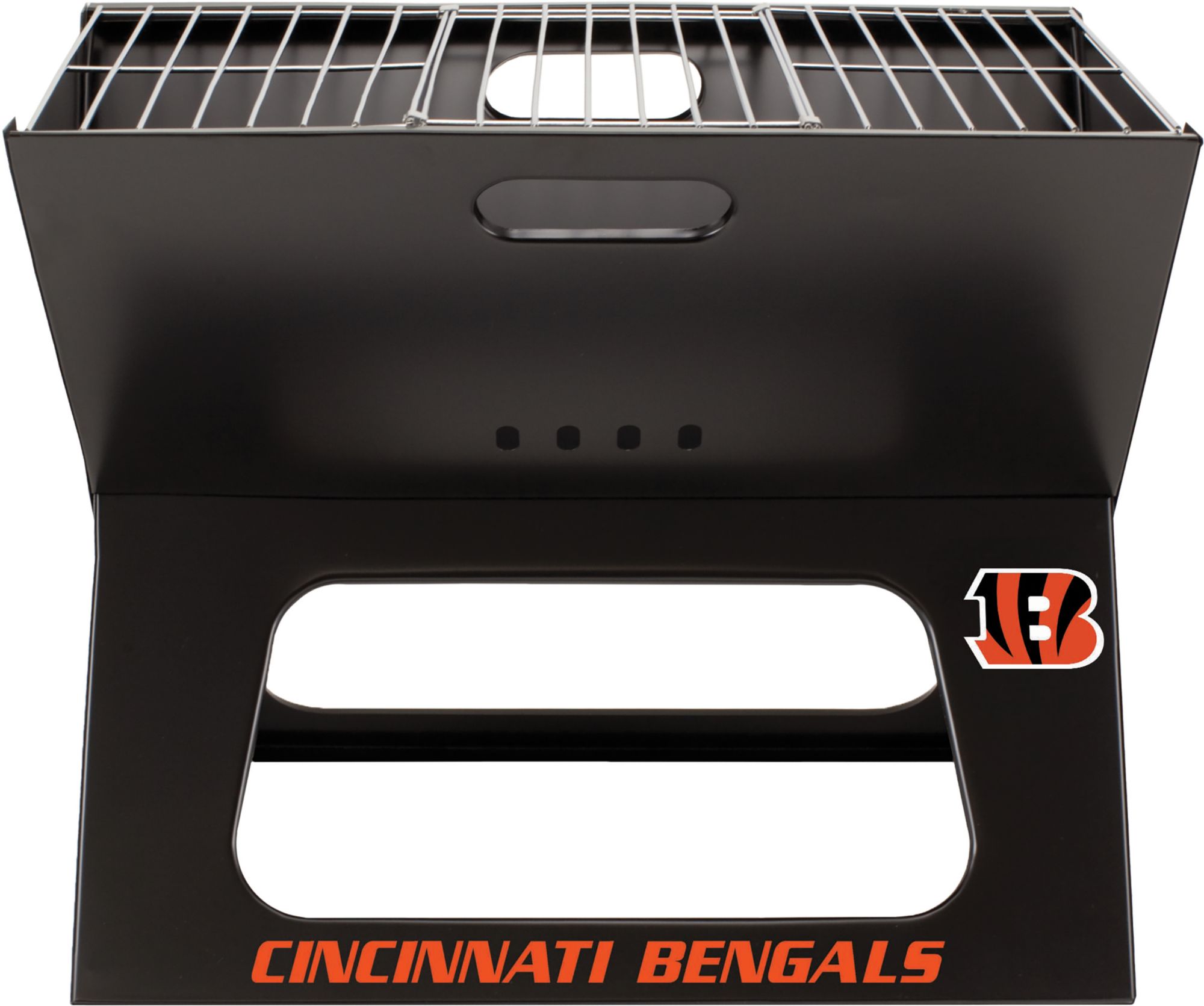 Picnic Time Cincinnati Bengals Portable Charcoal BBQ X-Grill