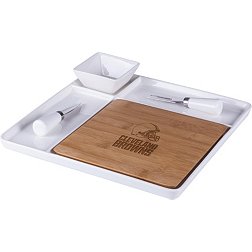 Picnic Time Cleveland Browns Peninsula Cutting Board and Serving Tray