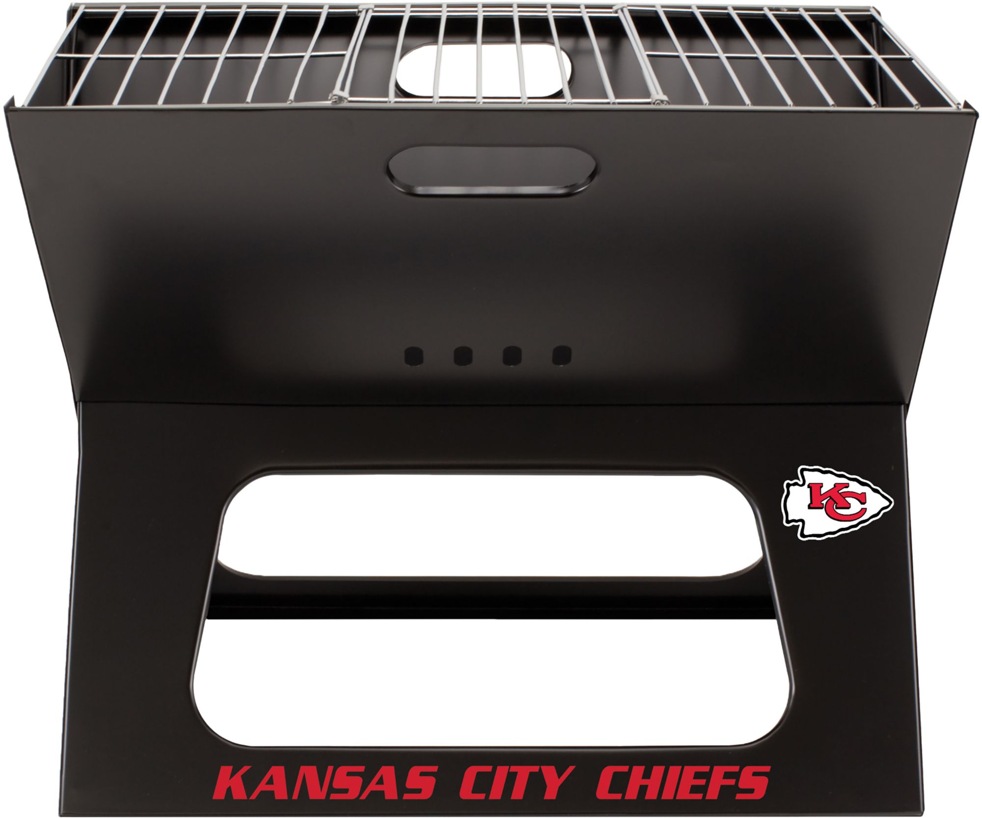 Picnic Time Kansas City Chiefs Portable Charcoal BBQ X-Grill