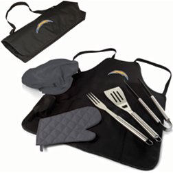 Picnic Time Los Angeles Chargers Apron Tote Pro Grill Set