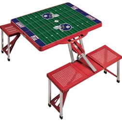 Picnic Time New York Giants Folding Picnic Table with Seats