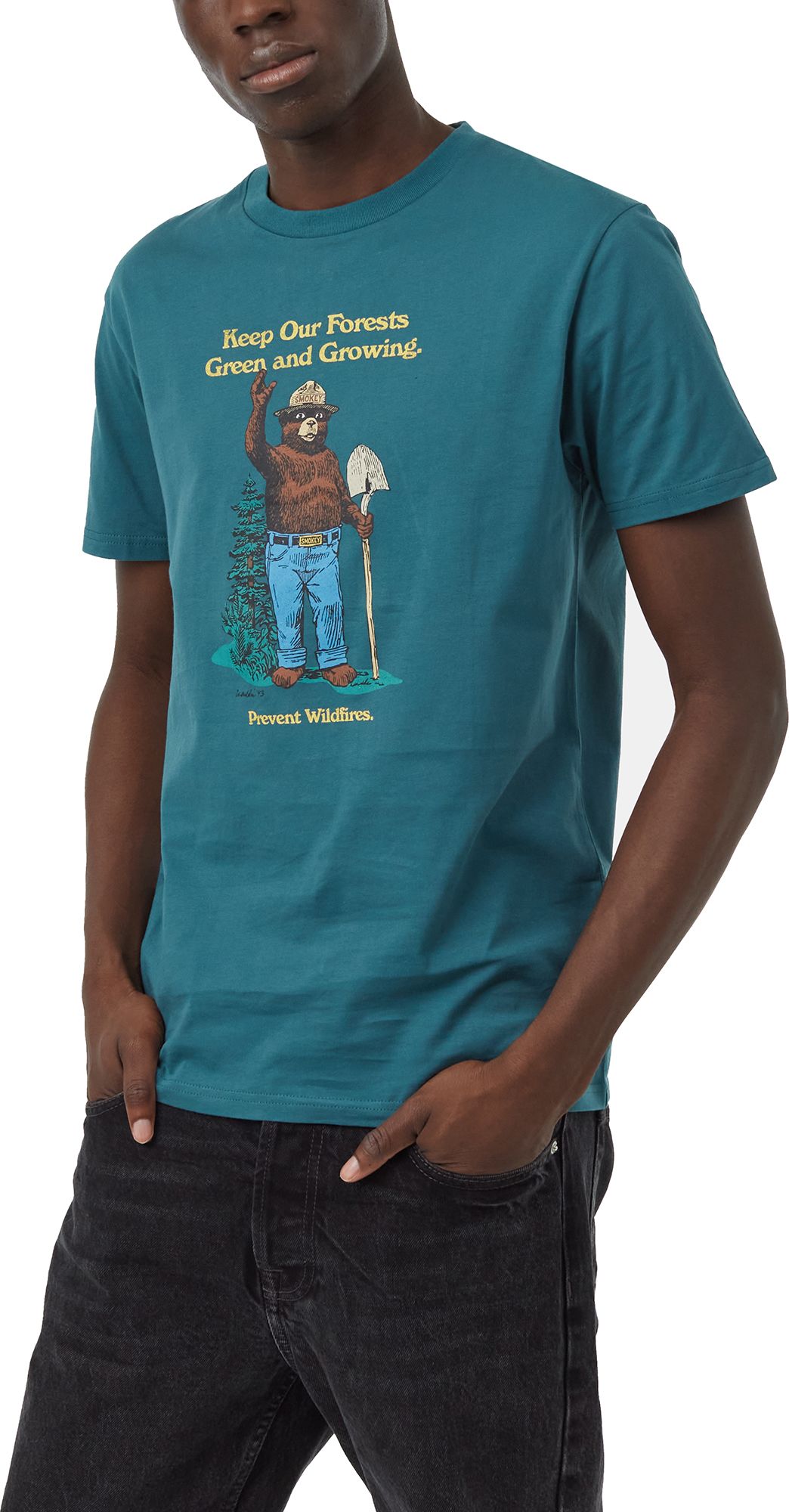tentree Men's Smokey Bear Please Folks Graphic T-Shirt