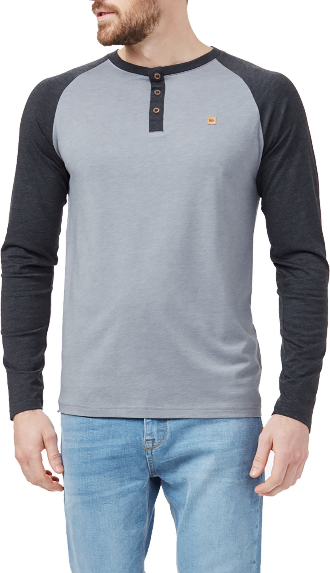tentree Men's TreeBlend Classic Henley Long Sleeve Shirt