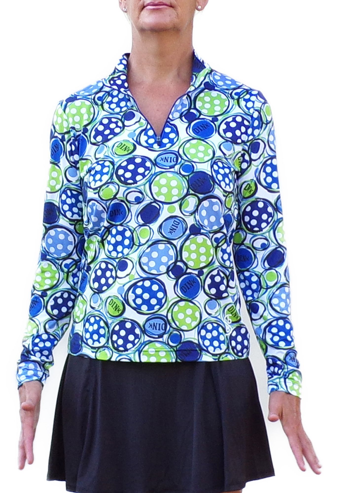 Pickleball Bella Women's Bella Sports Dink 1 1/4 Zip Pullover