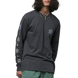 Vans Men's Trippy Grin Floral Long Sleeve T-Shirt