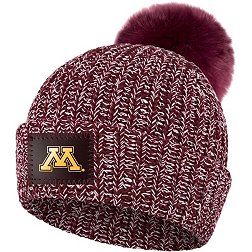 Love Your Melon Minnesota Golden Gophers Maroon Speckled Pom Knit Beanie