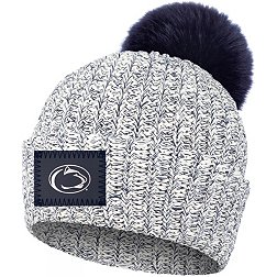 Love Your Melon Penn State Nittany Lions Grey Speckled Pom Knit Beanie