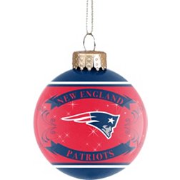FOCO New England Patriots Glass Ball Ornament