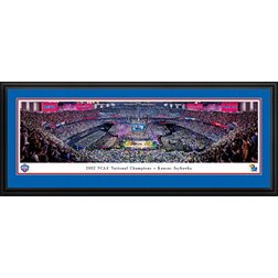 Blakeway Panoramas Kansas Jayhawks 2022 NCAA College Basketball Champions Deluxe Framed Picture
