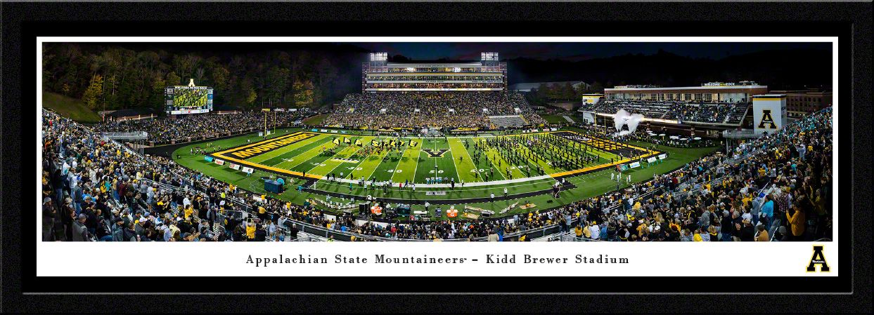 Blakeway Panoramas Appalachian State Mountaineers Select Framed Picture
