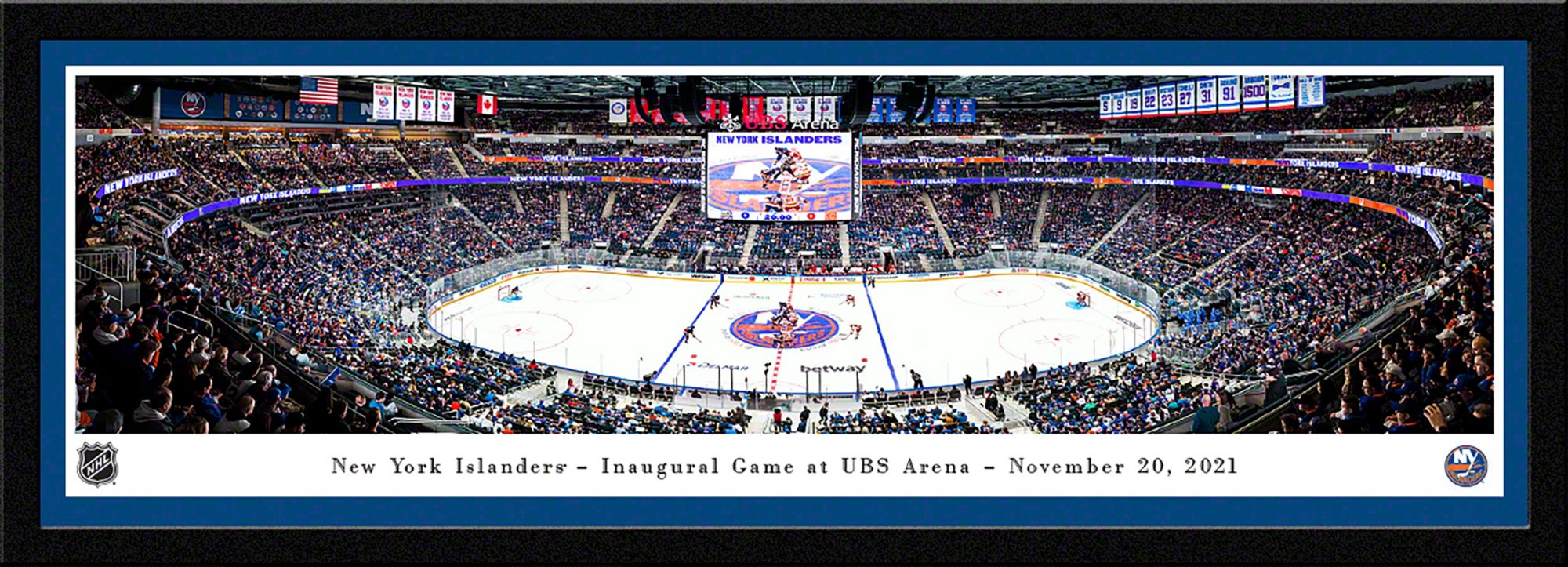 Blakeway New York Islanders Select Panoramic Single Mat Photo Frame