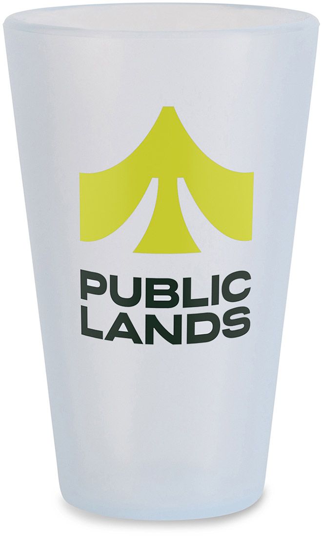 Silipint Public Lands Logo Silicone Pint Glass