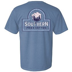 Southern Fried Cotton Ginham Cotton Short Sleeve Graphic T Shirt