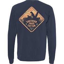 Southern Fried Cotton Sunrise Long Sleeve Graphic T Shirt