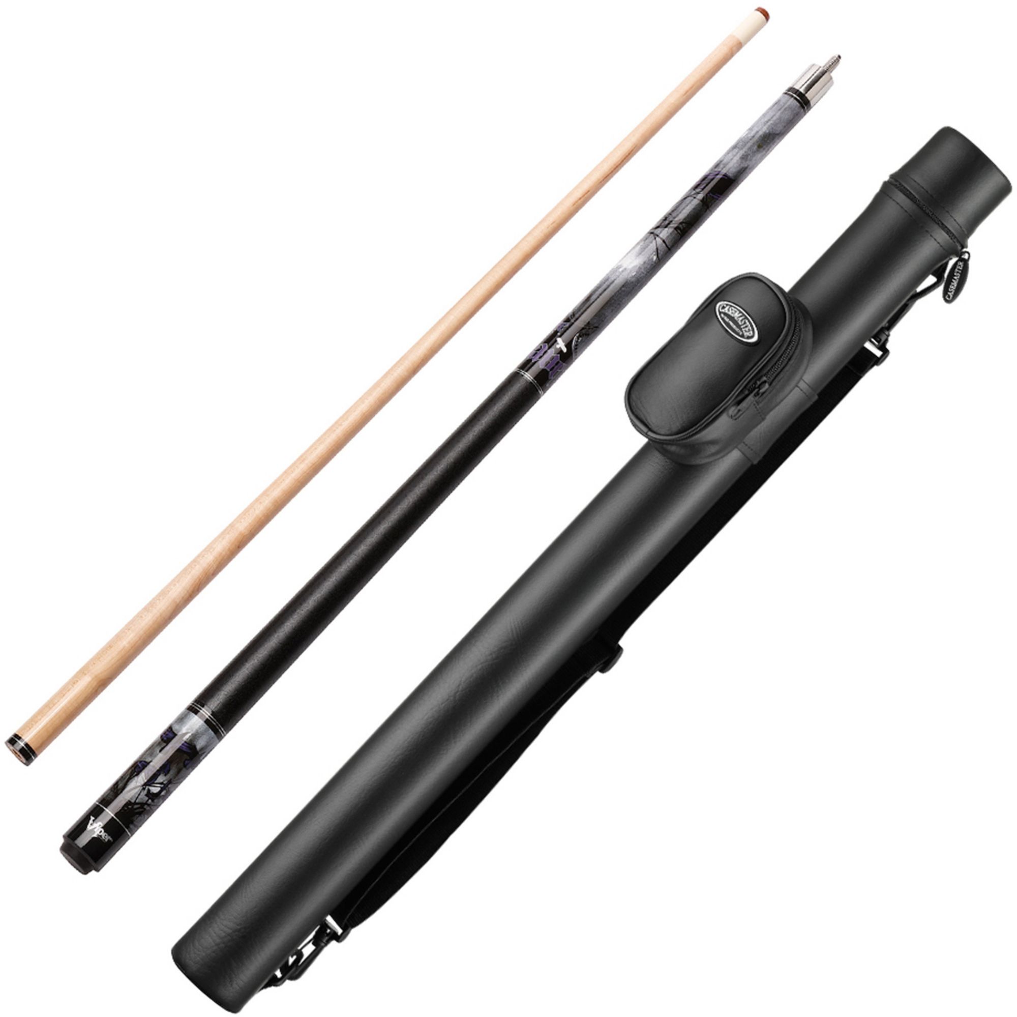 Viper Underground Cue and Casemaster Q-Vault Supreme Black Cue Case
