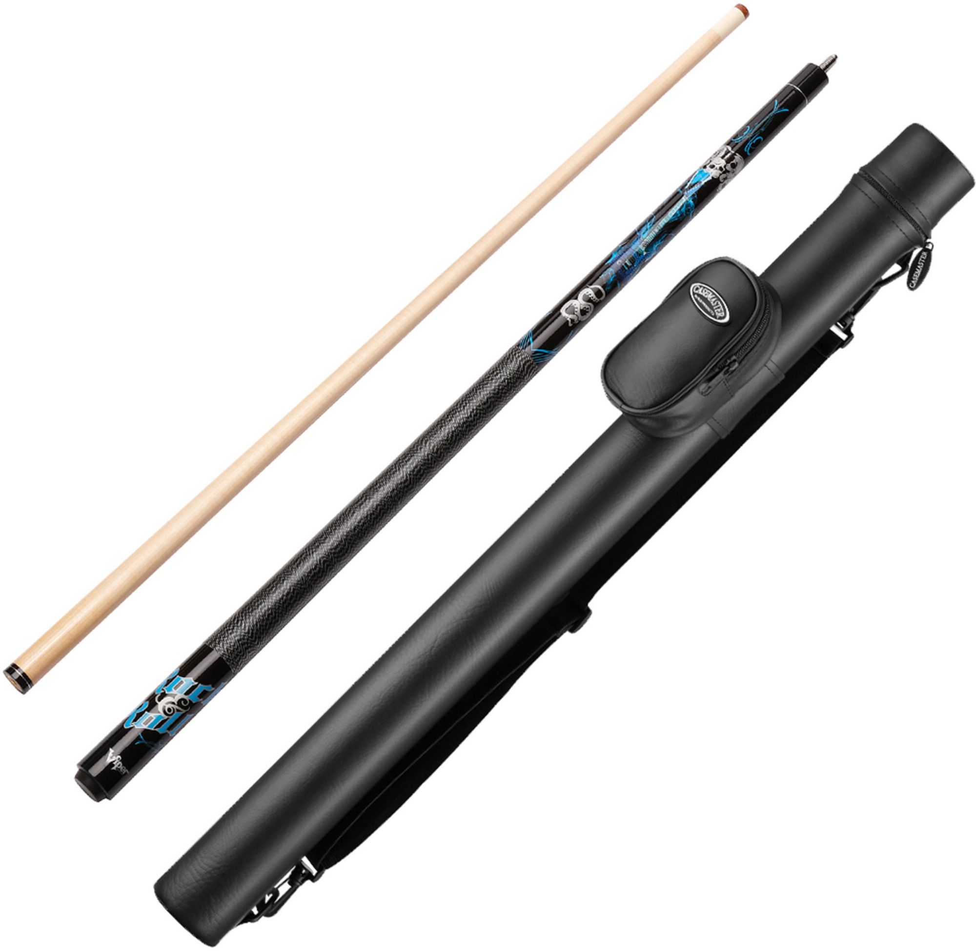Viper Underground Cue and Casemaster Q-Vault Supreme Black Cue Case