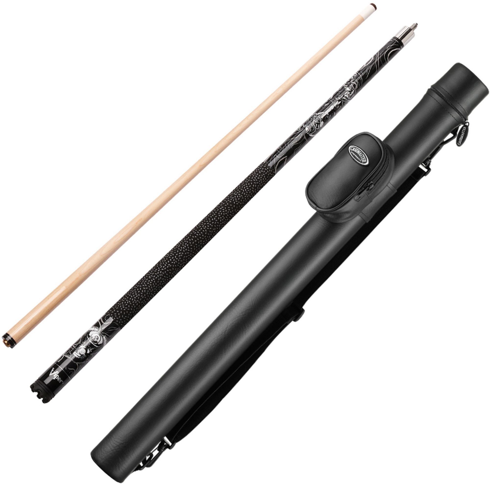 Viper Revolution Cue and Casemaster Q-Vault Supreme Black Cue Case