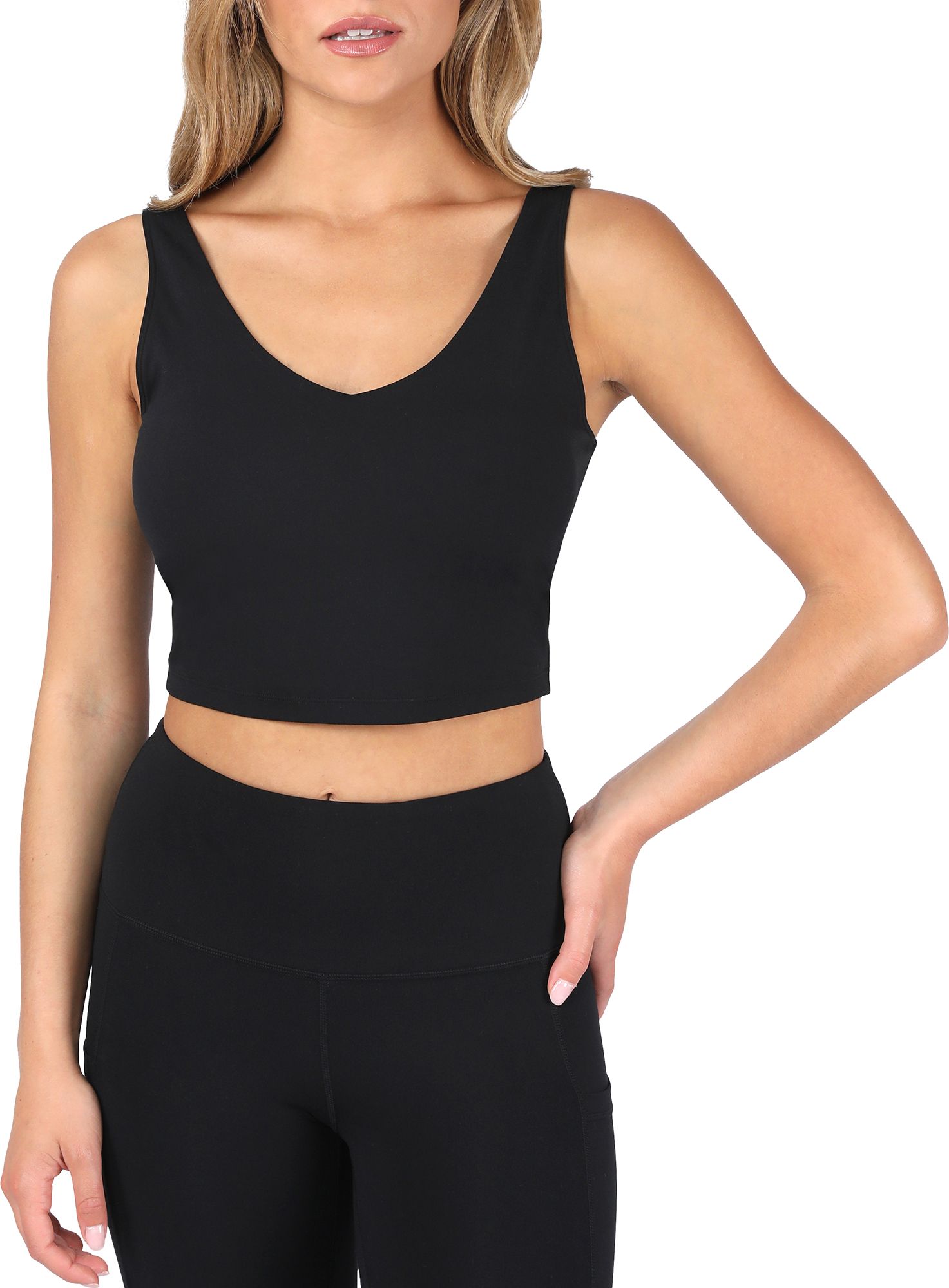 90 Degree by Reflex Women's Lux Cloud Support Cropped Bra Top