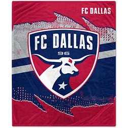 Pegasus Sports FC Dallas Grunge Striped Blanket