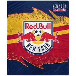 Pegasus Sports New York Red Bulls Grunge Striped Blanket