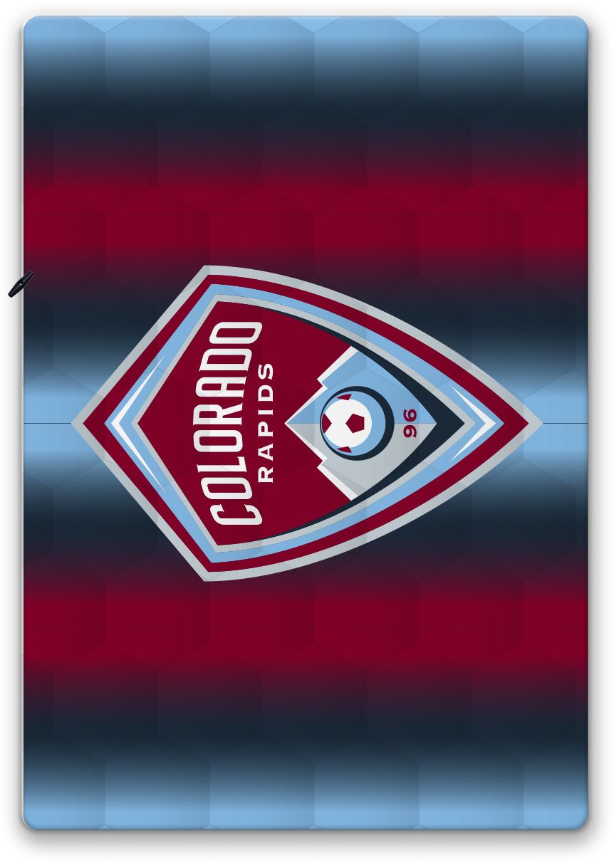 Pegasus Sports Colorado Rapids Ombre Striped Blanket