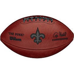 Wilson New Orleans Saints Metallic 'The Duke' 11'' Football