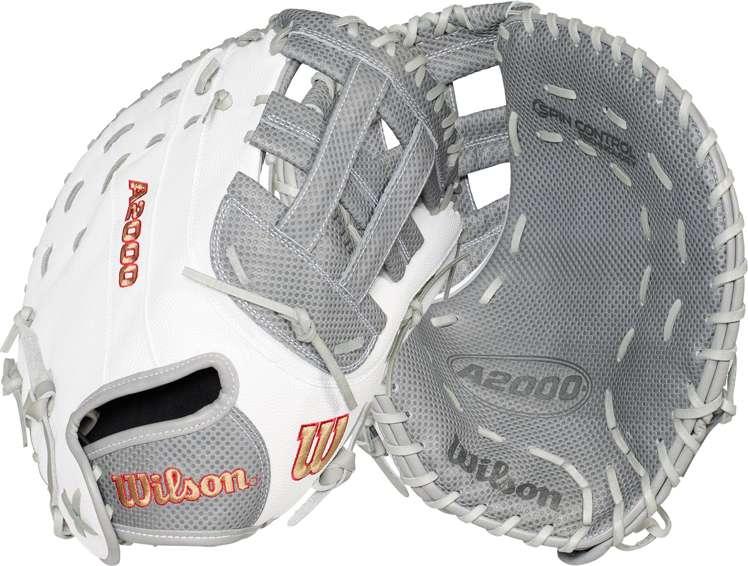 Wilson 12.5" A2000 Series Fastpitch First Base Mitt w/ Spin Control™