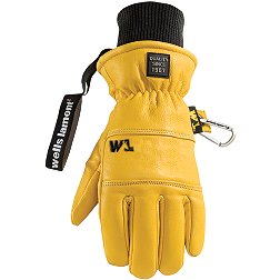 Wells Lamont Mens Insulated Full Leather Working Crew Glove